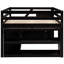 Lit mezzanine avec 3 tiroirs et bureau polyvalent, pour un usage décoratif réglable-121020369