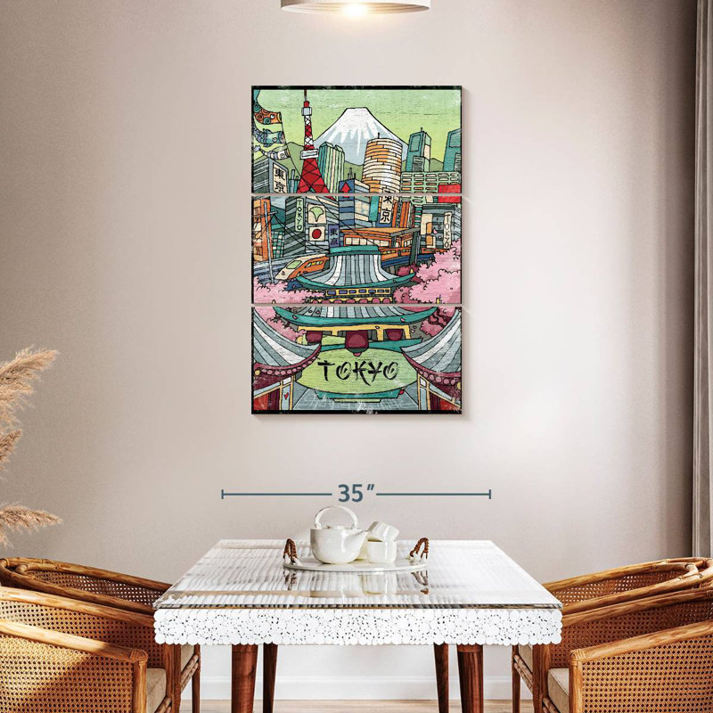 Sireci Imperial Tokyo, 45" H x 28" W
