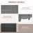 4-Panel Folding Room Divider With Blackboard
