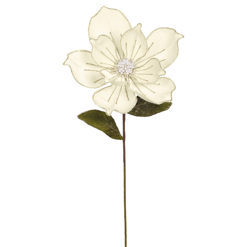 Jeweled Magnolia Stem, Large - 24 Inches