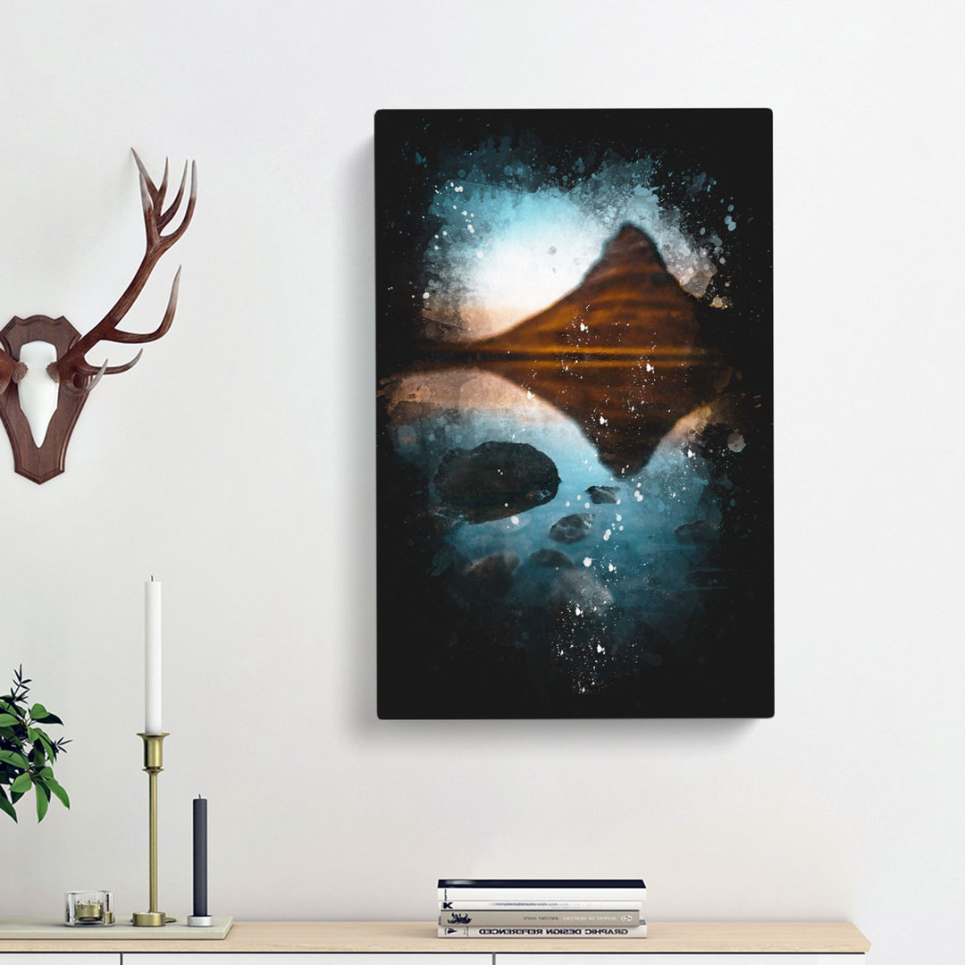 Kirkjufell Mountain in Iceland - Wrapped Canvas