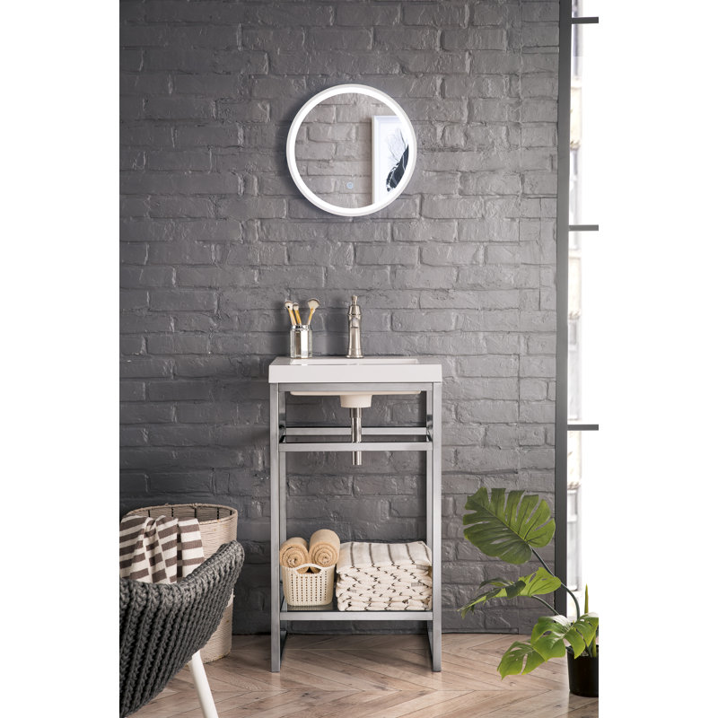 Boston 20'' W Single Vanity, Brushed Nickel