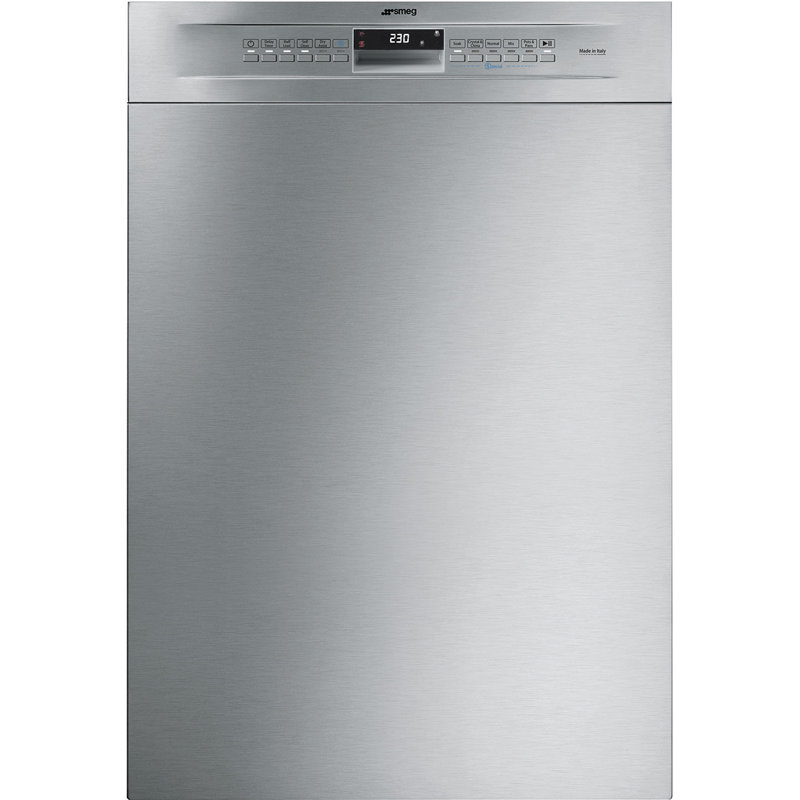 SMEG Front-Control, 48Db Dish, Stainless Steel