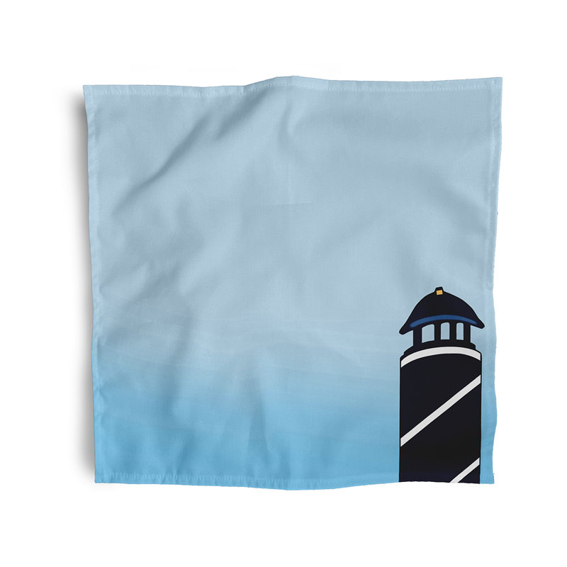 Hardin Polyester No Pattern Square Napkin, Black