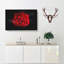 Red Rose In The Shadows - Wrapped Canvas Print-56648312