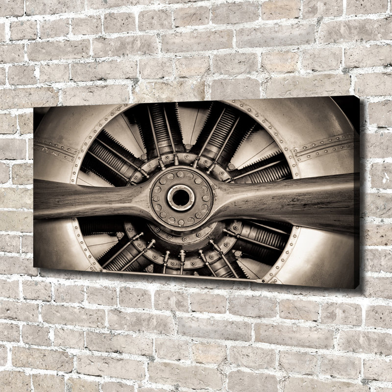 Aircraft Engine - Wrapped Canvas Print