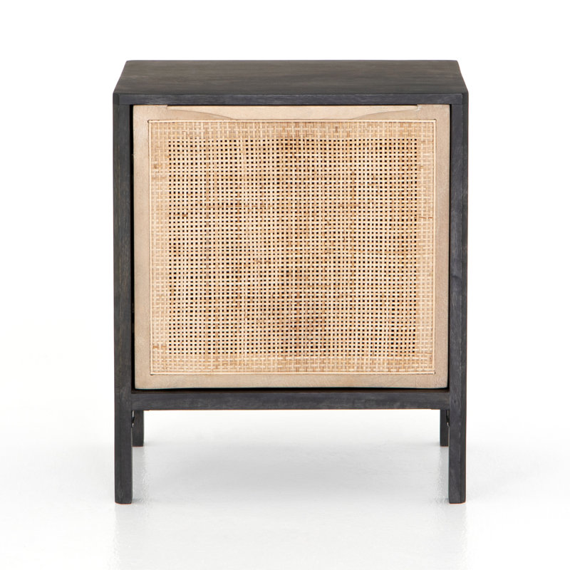 Sydney Nightstand, Left, Black Wash/Natural