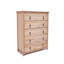 Jasso 89cm W 5 - Drawer Chest of Drawers