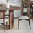 Oval Wood Dining Table with 2 Legs-1315168841-1315168840