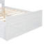 Lit fonctionnel en bois avec tête de lit et prises de rangement, lit extensible avec lit gigogne et plusieurs tiroirs de rangement pour une utilisation optimale de l'espace-1287060716