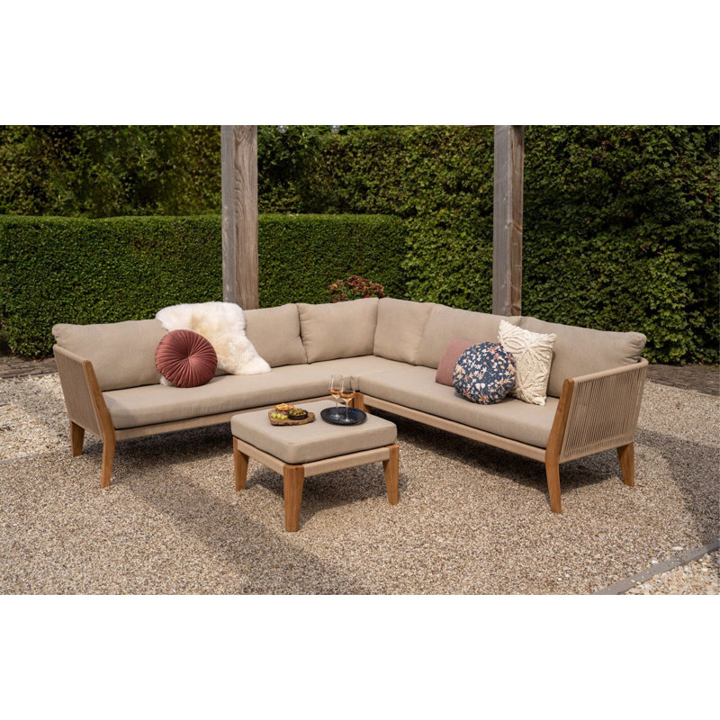 Damary 5 Seater Sofa Seating Group, Beige