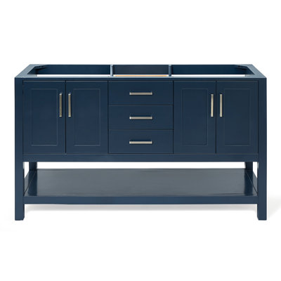60'' W Double Bathroom Vanity Base