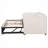 Velvet Upholstered Daybed With Pop Up Trundle-153679378