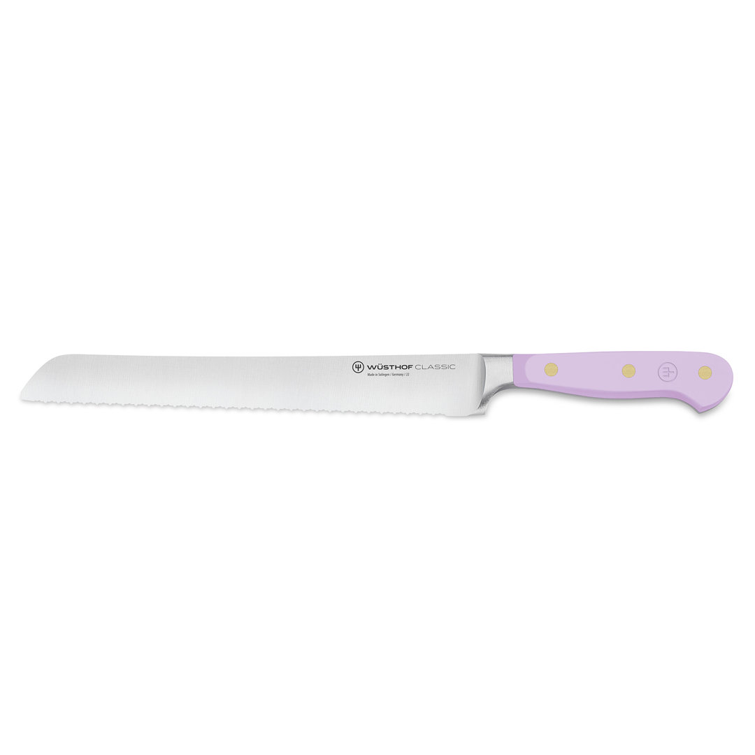 WÜSTHOF German Classic Color Purple Yam 9" Double Serrated Bread Knife WÜSTHOF