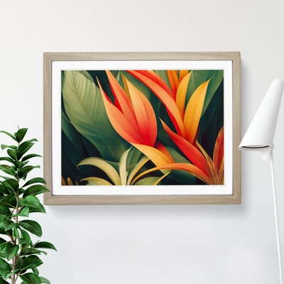 Evolving Tropical Flowers - Framed Print