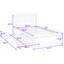 Structure de lit plateforme en bois avec lit gigogne Mashud-87375563
