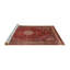Tapis oriental multicolore tissé à la machine Oriental-1284732494