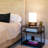 Maxwell 14 in. LED Bedside Table Lamp with Fabric Square Shade Bundle (Set of 2)-104311728-104311729