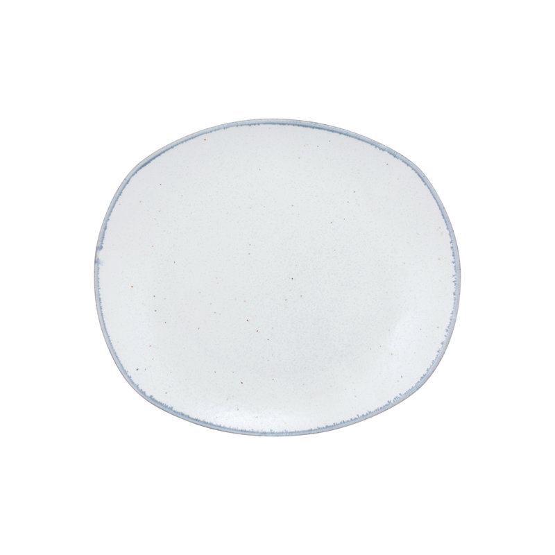 Assiette plate rectangulaire 10,5 "Arctique