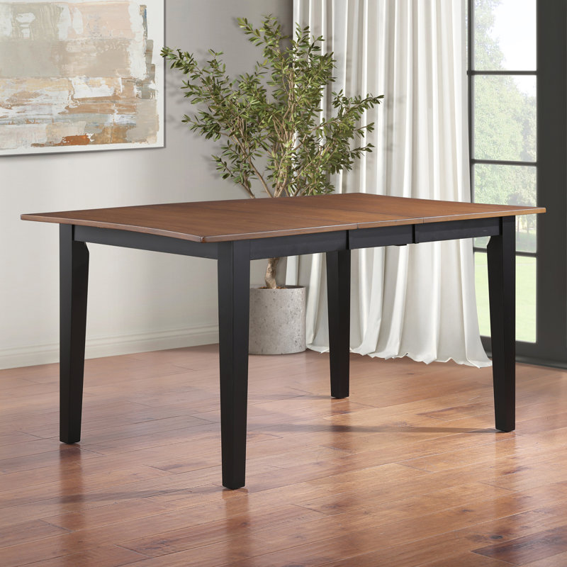 Joplin Solid Wood Extendable Dining Set, 7 Pieces: Table, 6 Chairs