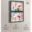 Blush rose chambre à coucher ensemble de sérénité Shadowbox Floral Abstracts par Art Remedy-115200253-115200255