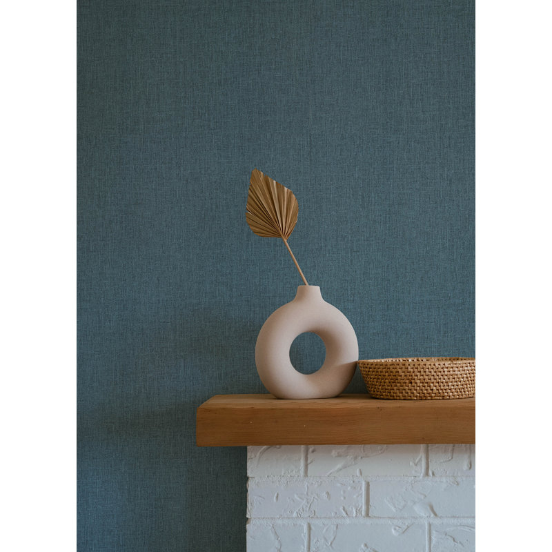 Cromie Texture Wallpaper, Navy Blue