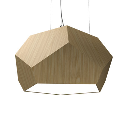 Luminaire suspendu géométrique simple à 1 lumière