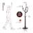 Solid Wood Freestanding 8- Hook Coat Rack-1206854186