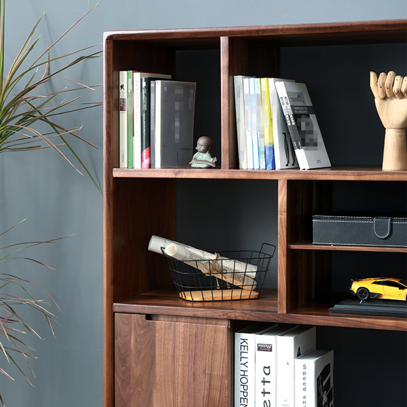 Bibliothèque pour meubles en bois massif, H 70,87 po x l 47,24 po x P 13,78 po
