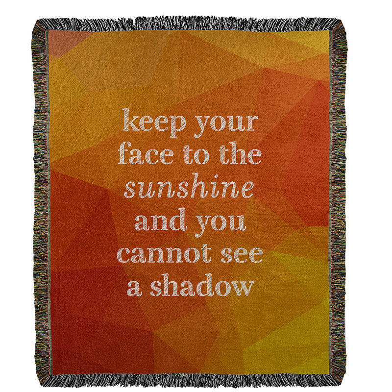 Hand Woven Throw Blanket, 80" L x 60" W, Amber