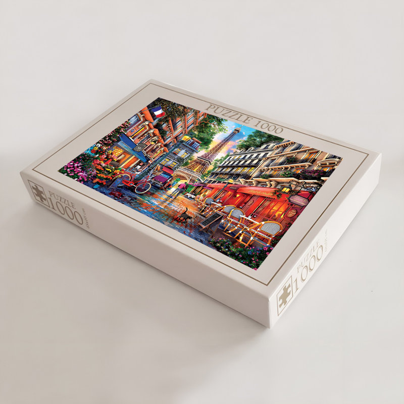 1000-Piece Jigsaw Puzzle, 26.8 x 18.9 inches | High-Quality 100% Cardboard, Vibrant Design | Perfect for Family Fun, Stress Relief & Educational Play | Gift for Adults & Kids | Box Size: 13.2 x 9.1 x 2.0 inches