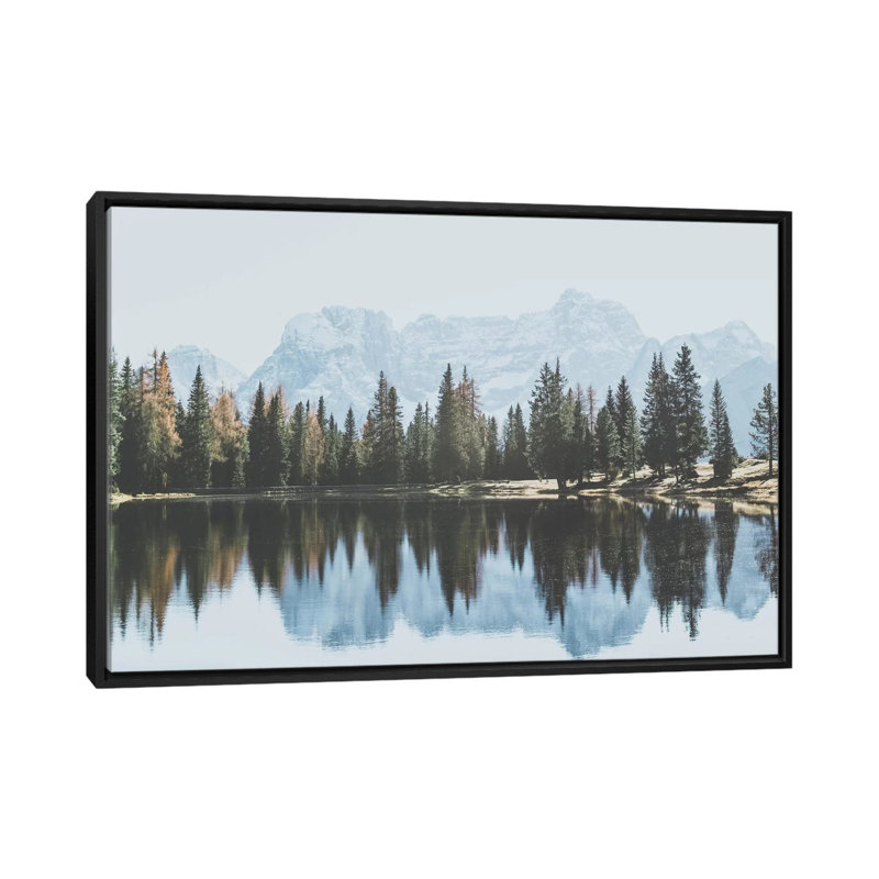«Dolomites, Italy I» par Luke Anthony Gram - impression sur toile tendue, H 18 po x l 26 po x P 1,5 po, Toile avec cadre noir