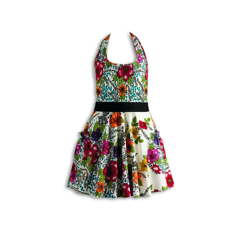 Tablier de fleur inde