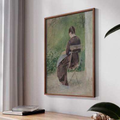 " Vintage Portrait LV " on Paper