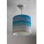 22cm H Canvas Drum Pendant Shade ( Clip On )