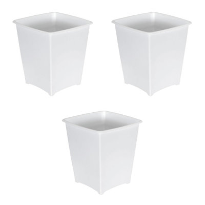 Plastic Open Waste Basket - 2 Gallons