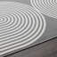 Tapis intérieur / extérieur gris en polypropylène touffeté à la machine Barraco-86811269