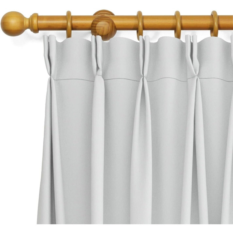 Norgren 28 mm Fixed Length Multi Finials Wooden Curtain Poles, Aged Oak Ball, 120cm H x 2cm W x 2cm D