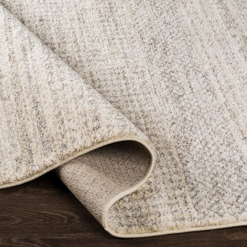 Tapis ivoire / gris Mota, Rectangle 3 pi 10 po x 5 pi 7 po