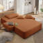 Méridienne avec 3 coussins, canapé-lit convertible avec poche de rangement-572582182
