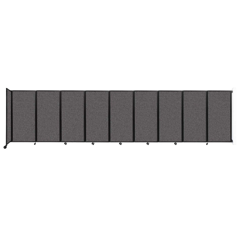 11 - Cloison pliante à panneaux, Gris anthracite, 9, H 72 po x l 300 po x P 12 po