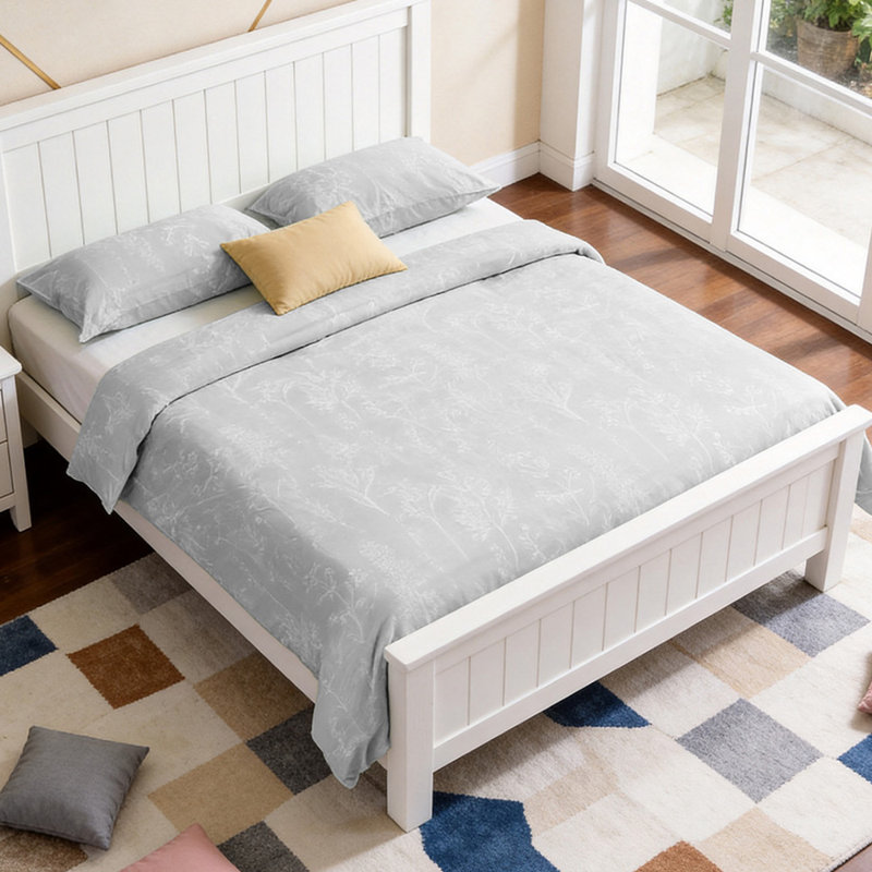 Bed Frame Brackets, Full, Gray