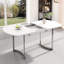 Dashonte Extendable Oval Metal Base Dining Table