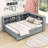 Wood DayBed with Trundle, Shelves and USB Charging Ports-1796734920-1796734917
