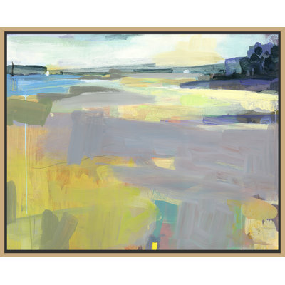 «Rachel Carson Reserve», peinture sur toile à cadre flottant