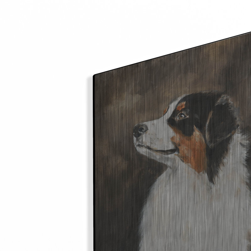 " Australian Shepherd " by Solveiga, 16" H x 12" W