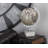 Marble Educational/Geographic Earth White Globe with Marble Base