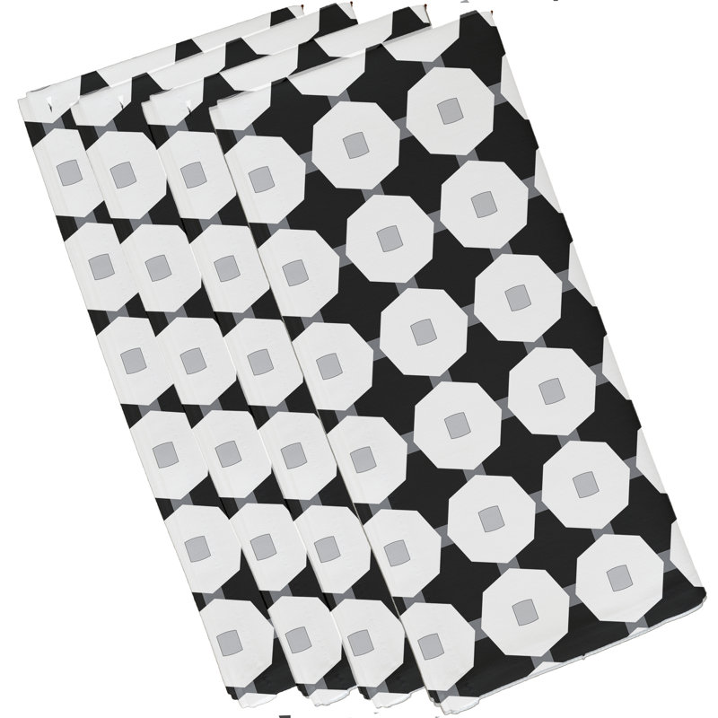 Ensemble de serviettes 4 pièces Ayasha, Noir