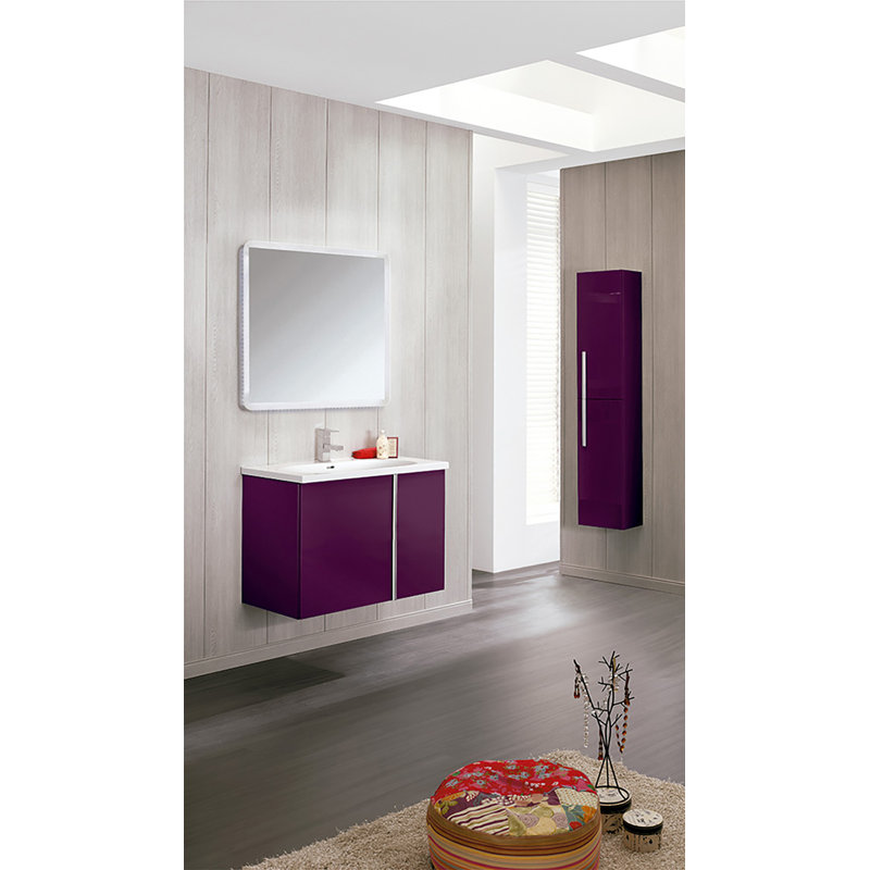 Ensemble de meuble-lavabo simple 32 po Finton, Tech aubergine
