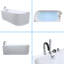 Baignoire de trempage autoportante en acrylique 67 po
